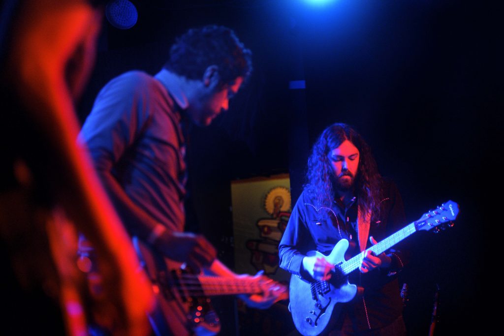 Heavy and Mesmerizing: Coffin Problem on stage at The Pyramid Scheme on Saturday. (Photo/Katy Batdorff)