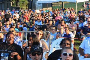 Happy, Hot Fans: Thousands turned out for the final Picnic Pops concert of the season. (Photo/Anna Sink)