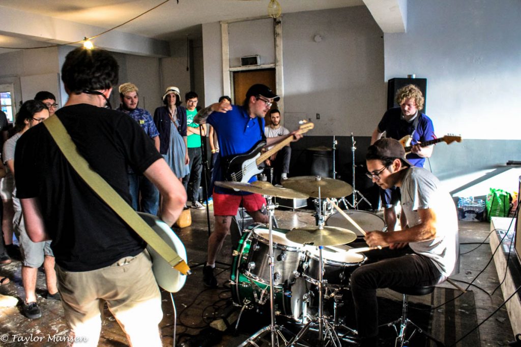 Dodgeball Punk: Oliver Houston is among several Grand Rapids taking part in the dodgeball benefit. (Photo/Taylor Mansen)