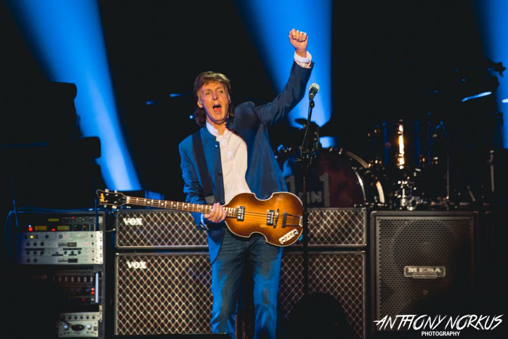 A Grand Night in Grand Rapids: Paul McCartney on stage at Van Andel Arena. (Photo/Anthony Norkus)