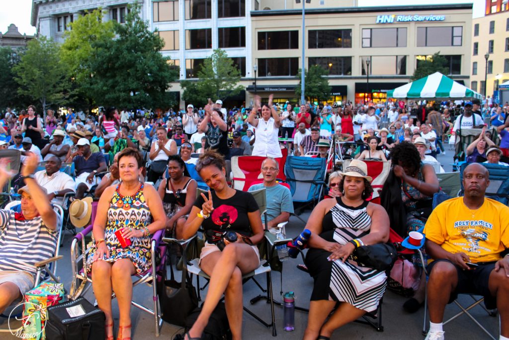 Jazz-Loving Fans: They're expected back for this year's GRandJazzFest at Rosa Parks Circle. (Photo/Taylor Mansen)