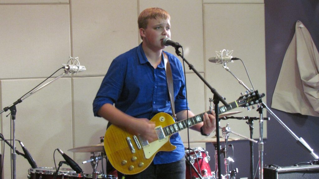 Best Band: Young Jake Kershaw and his group took home the grand prize on Saturday. (Photo/Matt Marn)