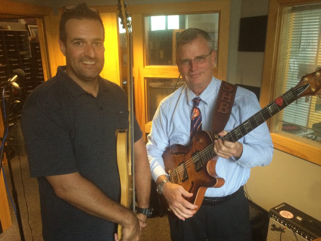 Jazz Dudes: Charlie Hoats and Steve Hilger at WYCE. 