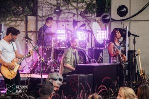 Co-Headliner: Andy Grammer on stage at Meijer Gardens. (Photo/Kendra Kamp)