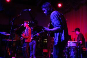 Digging In and Holding On: The Go Rounds performing at Founders Brewing in Grand Rapids in August. (Photo/Anna Sink)