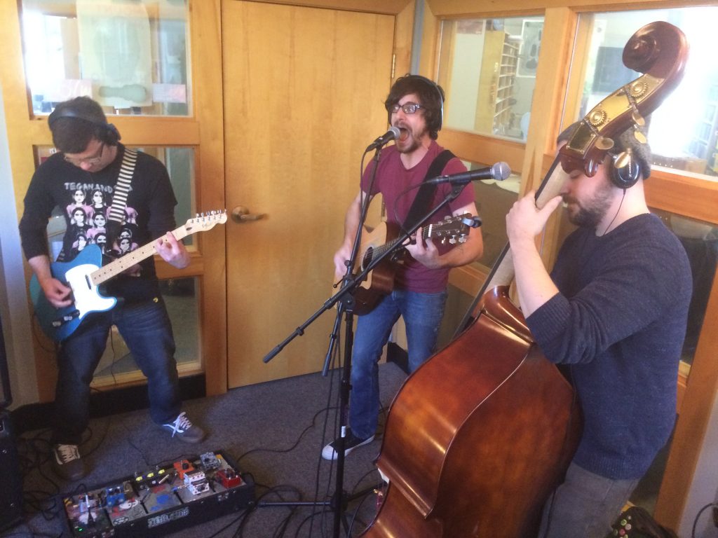 In Studio X: Bet on Rats performing during Local Spins on WYCE. (Photo/Local Spins)
