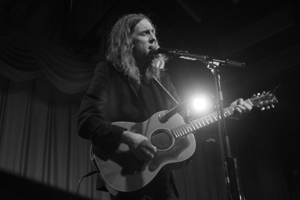 Duo Tour: Carl Broemel of My Morning Jacket was joined by Dave Simonett of Trampled by Turtles at Founders Brewing. (Photo/Anna Sink)