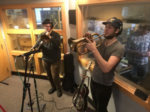 On the Air: Bleu Quick and Andy Fettig performing during Local Spins Live. (Photo/Local Spins)