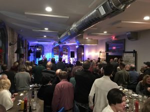 Packed House: The first Cool Beats concert filled up the second floor at The Corner Bar. (Photo/Local Spins)